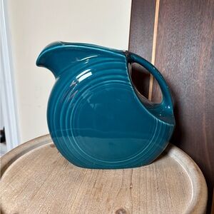 Fiestaware Large Disc Pitcher TEAL 64 Oz